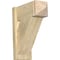 Ekena Millwork Traditional Rough Sawn Arts and Crafts Outlooker, Douglas Fir, 8"W x 18"D x 22"H OUT08X18X22TRA03RDF - alternate 1
